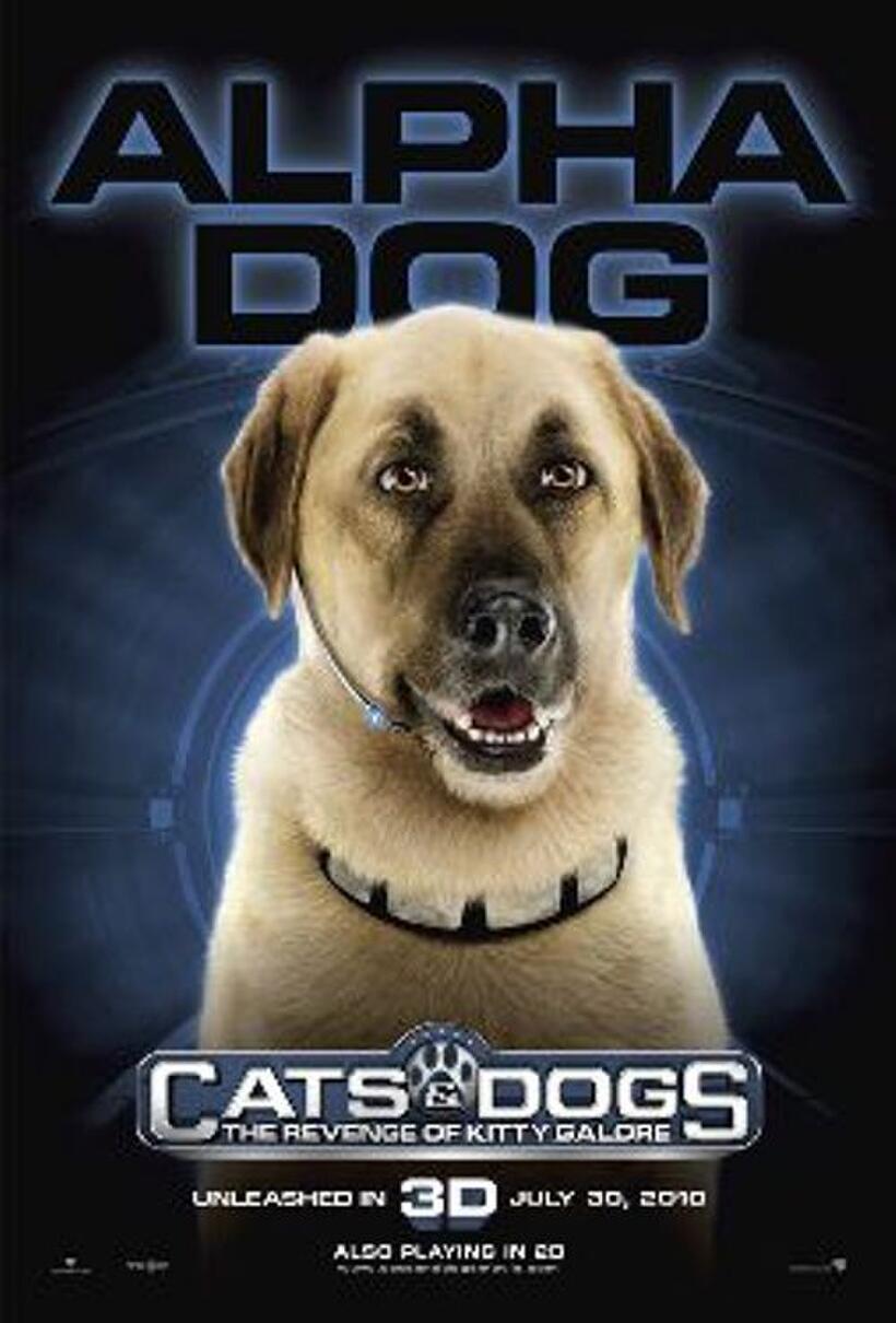Poster art for "Cats & Dogs: The Revenge of Kitty Galore."