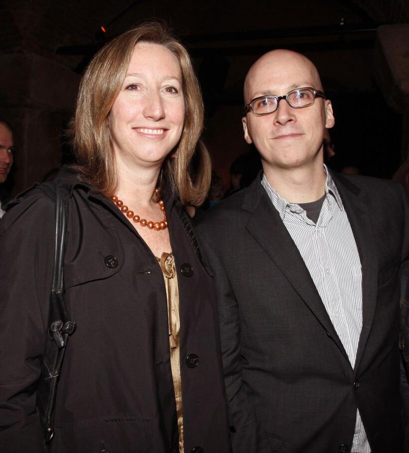 Kari Putnam and director Greg Mottola at the after party of the California premiere of "Adventureland."
