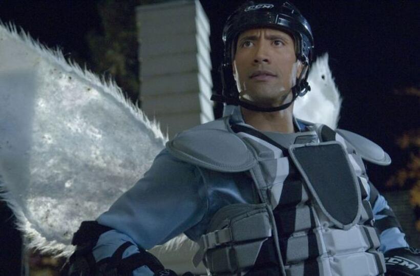 Dwayne Johnson as Derek Thompson in "The Tooth Fairy."