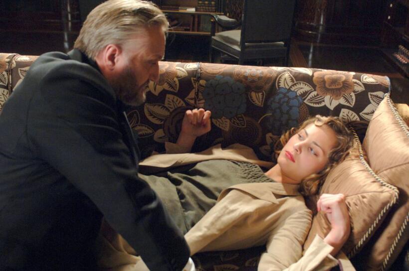 Bernard-Pierre Donnadieu as Galapiat and Nora Arnezeder as Douce in "Paris 36."