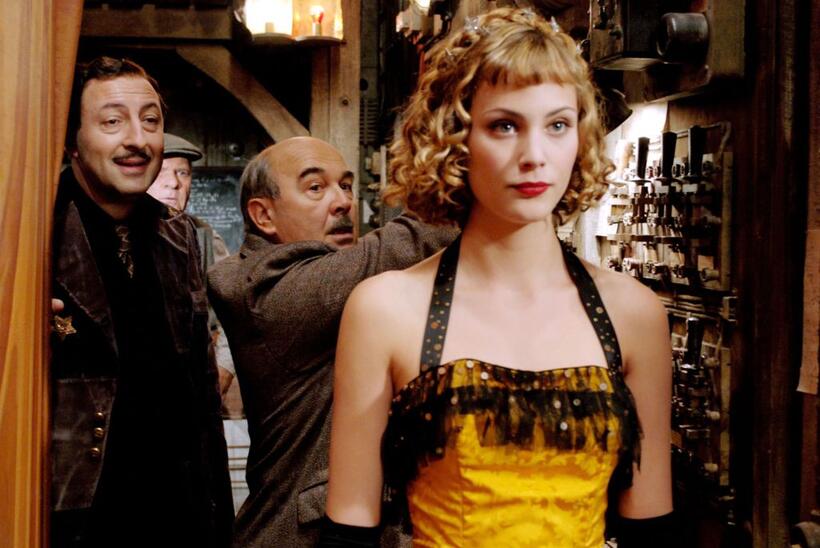 Kad Merad as Jacky, Gerard Jugnot as Pigoil and Nora Arnezeder as Douce in "Paris 36."
