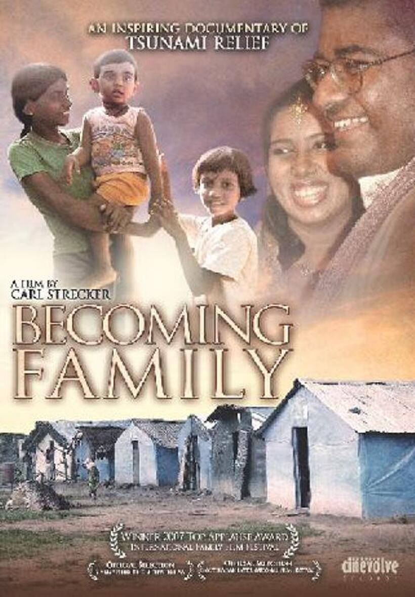 Poster Art for "Becoming Family."