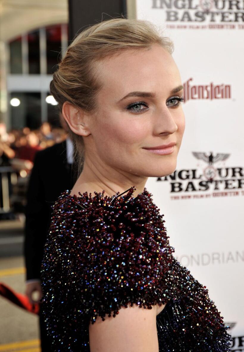 Diane Kruger at the California premiere of "Inglorious Basterds."