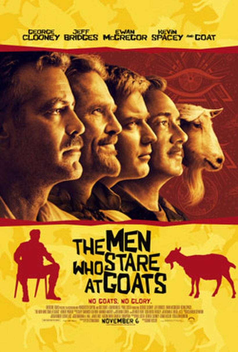 Poster art for "The Men Who Stare at Goats."