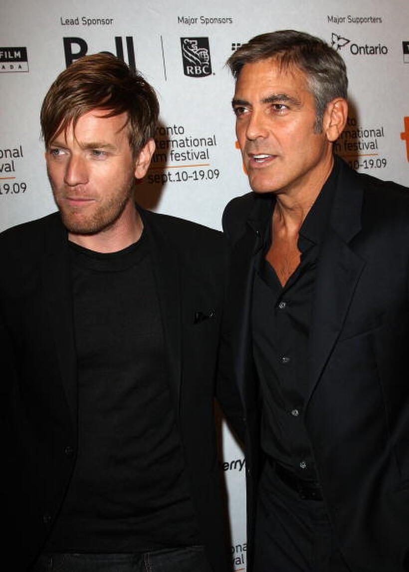 Ewan McGregor and George Clooney at the Canada premiere of "The Men Who Stare At Goats."