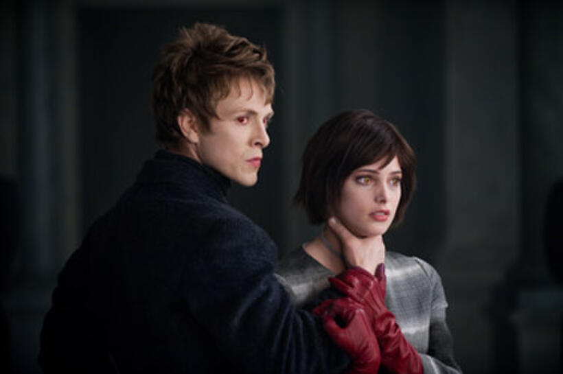 Charlie Bewley as Demetri and Ashley Greene as Alice in "New Moon."