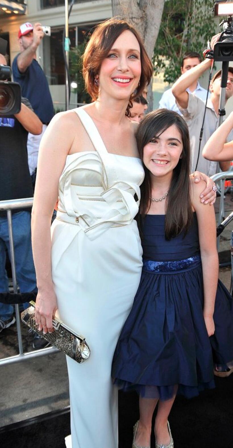 Vera Farmiga and Isabelle Fuhrman at the California premiere of "Orphan."