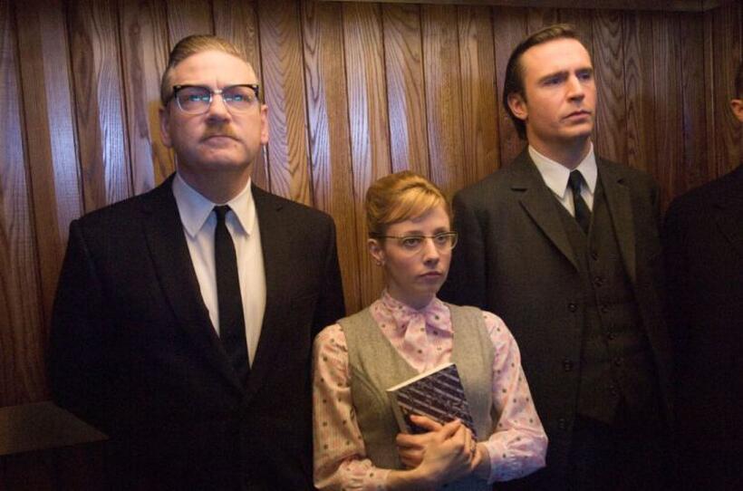 Kenneth Branagh, Sinead Mathews and Jack Davenport in "Pirate Radio."