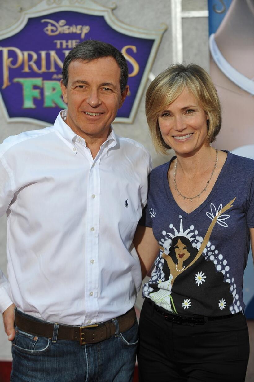 Robert A. Iger and Willow Bay at the California premiere of "The Princess and the Frog."