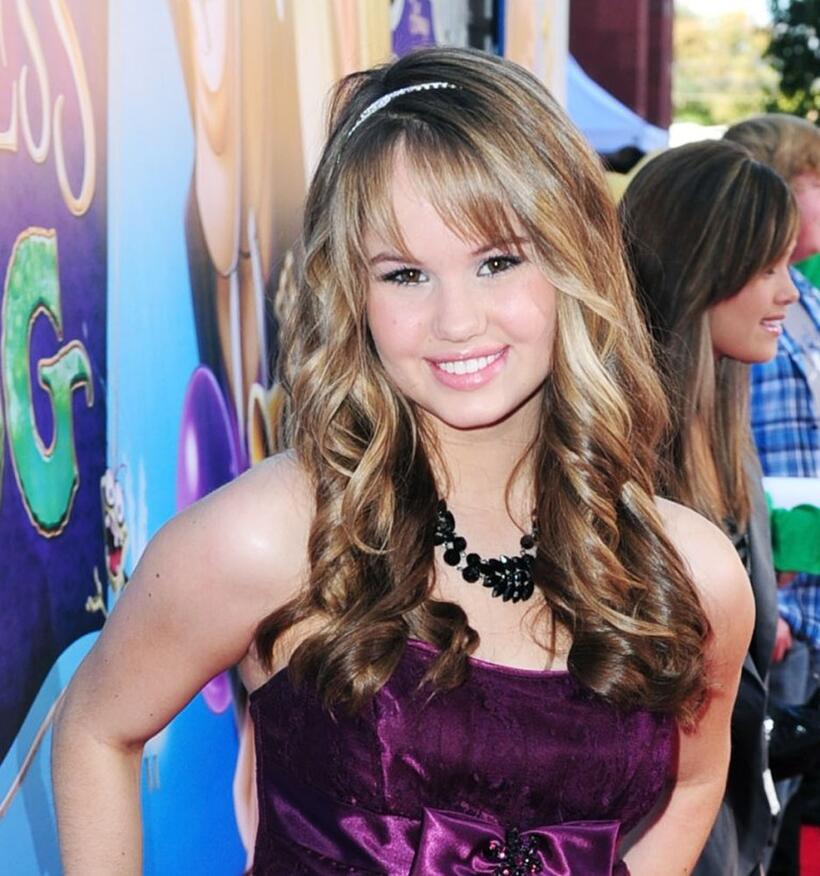 Debby Ryan at the California premiere of "The Princess and the Frog."