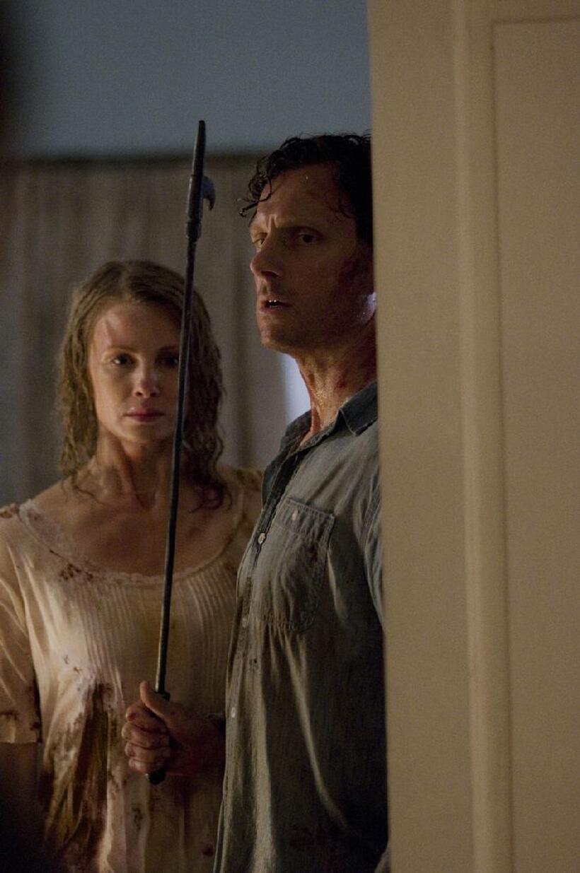 Monica Potter as Emma Collingwood and Tony Goldwyn as Dr. John Collingwood in "The Last House on the Left."