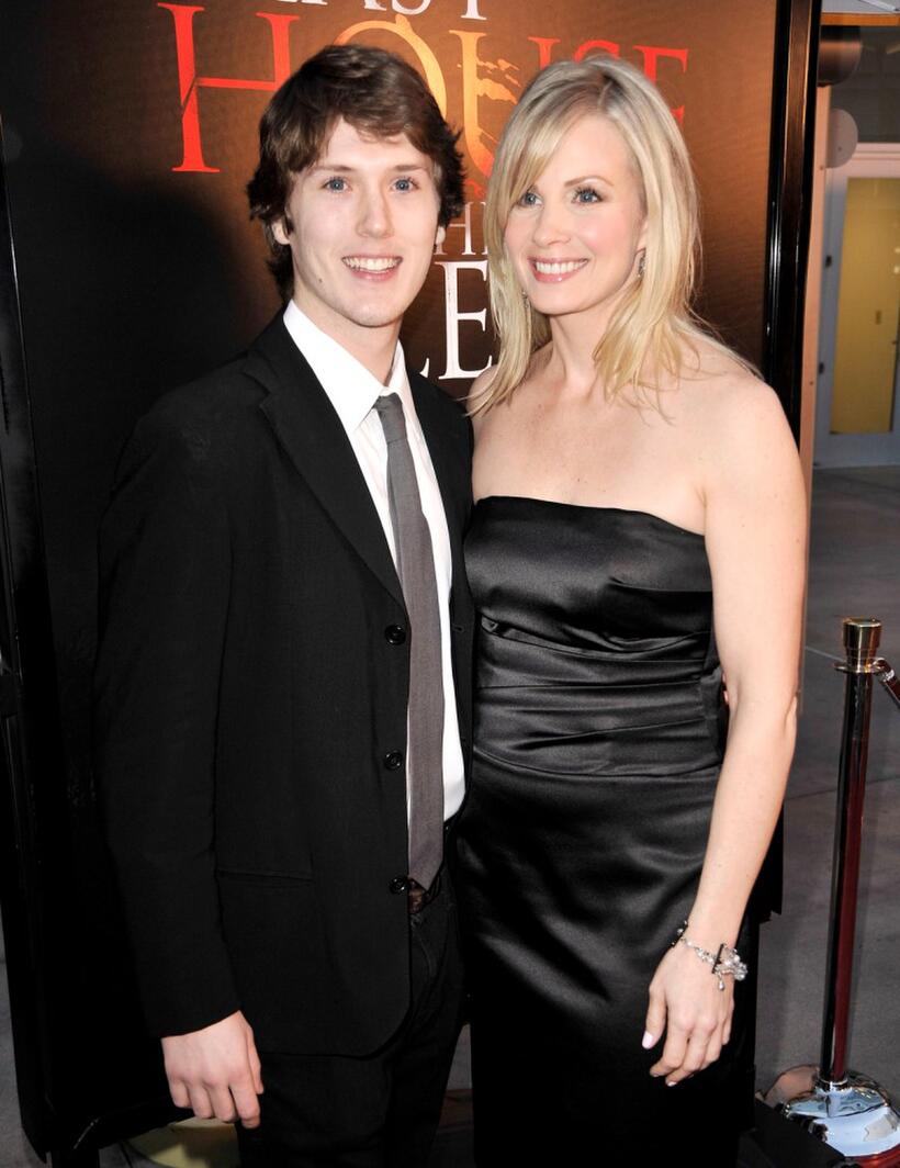Spencer Treat Clark and Monica Potter at the California premiere of "The Last House On The Left."