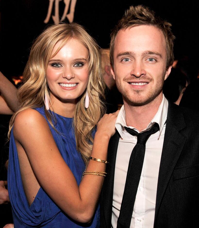 Sara Paxton and Aaron Paul at the after party of the California premiere of "The Last House On The Left."