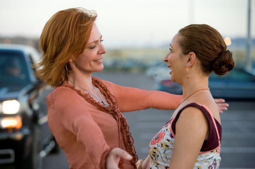 Allison Janney as Lily and Maya Rudolph as Verona in "Away We Go."