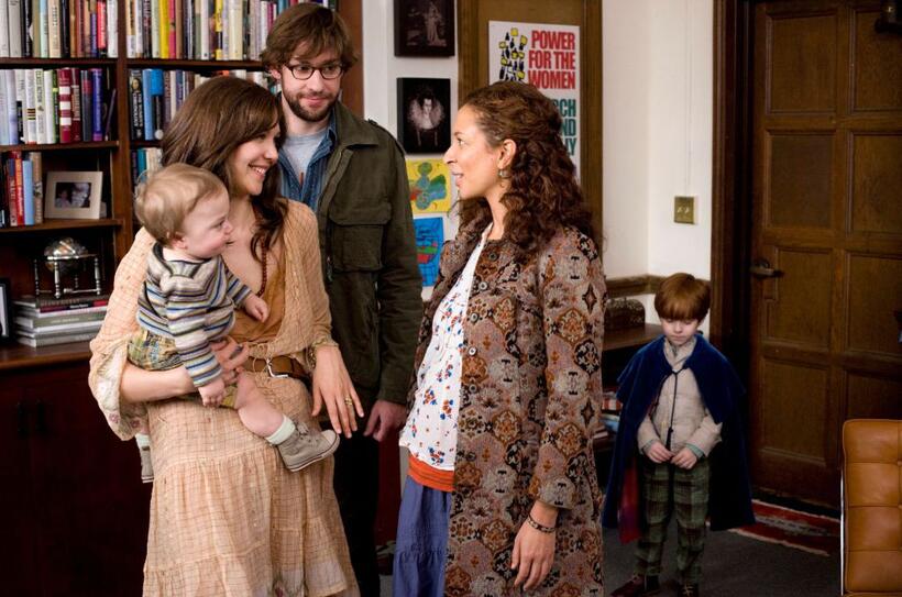 Maggie Gyllenhaal as LN, John Krasinski as Burt and Maya Rudolph as Verona in "Away We Go."