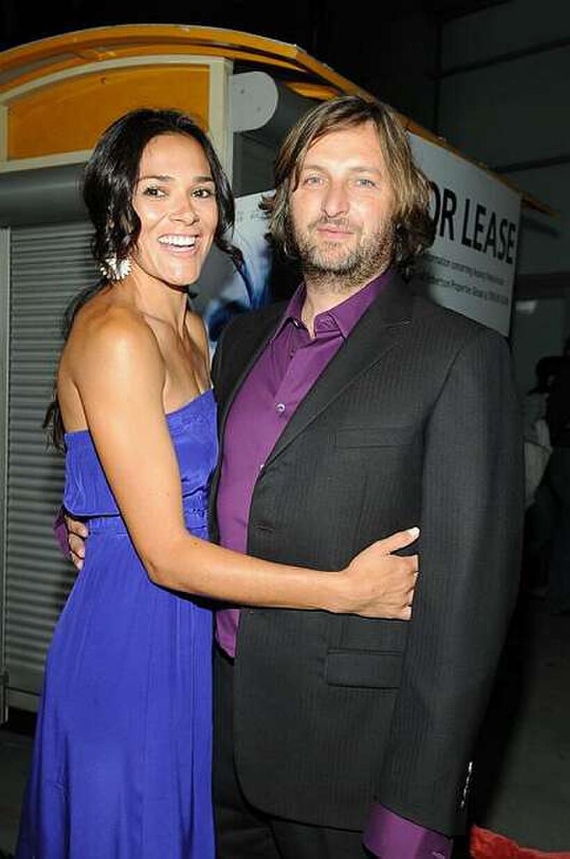 Simone Kessell and Director Gregor Jordan at the California premiere of "The Informers."
