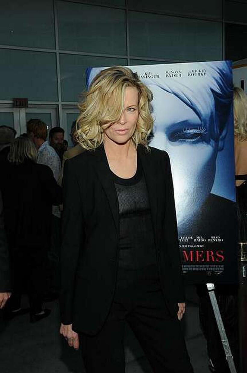 Kim Basinger at the California premiere of "The Informers."