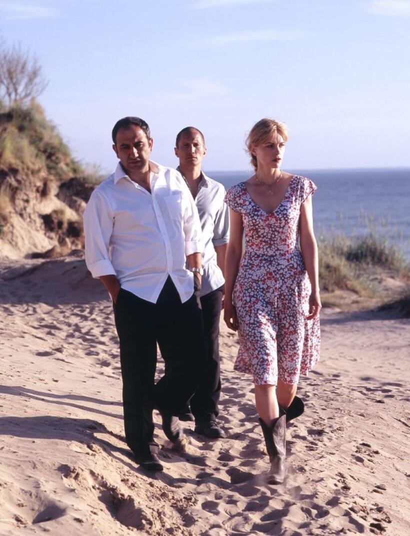 Hilmi Sozer, Benno Furmann and Nina Hoss in "Jerichow."