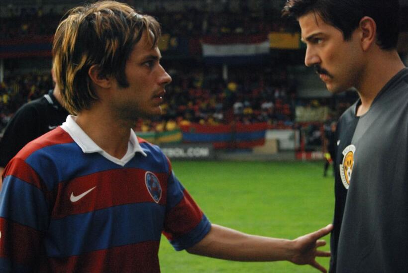Gael Garcia Bernal as Tato and Diego Luna as Beto in "Rudo y Cursi."
