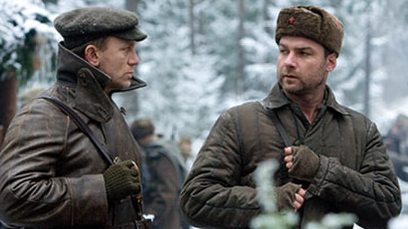 Daniel Craig and Liev Schriber in the Academy Award-nominated "Defiance."