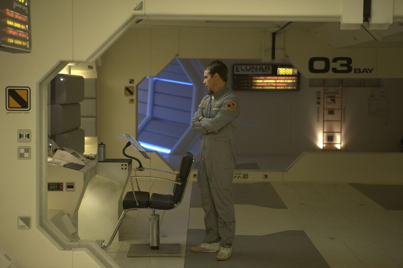 Sam Rockwell as Sam Bell in "Moon."