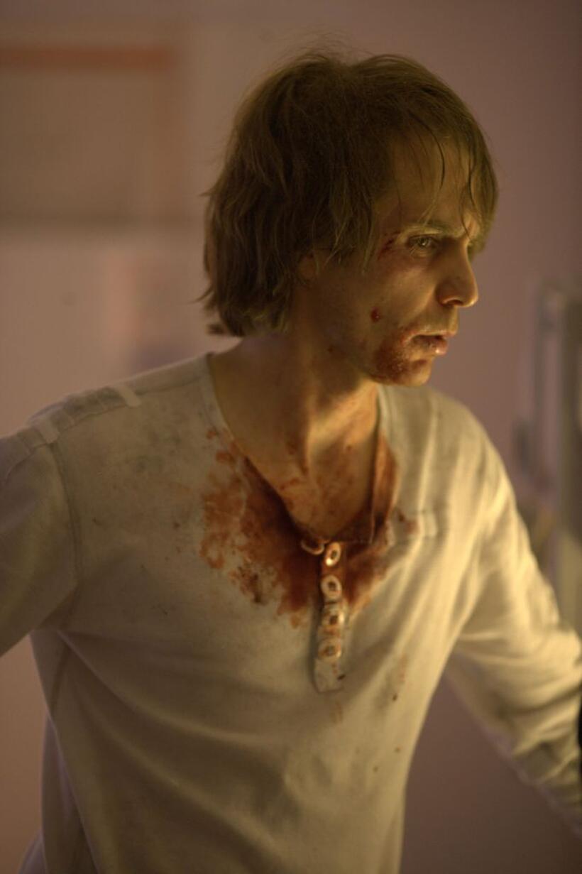 Sam Rockwell as Sam Bell in "Moon."