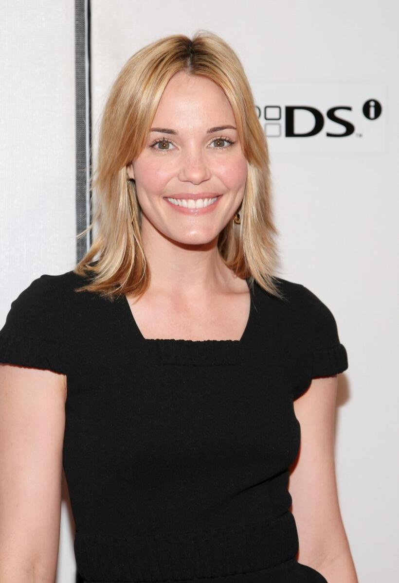 Leslie Bibb at the New York premiere of "Moon."