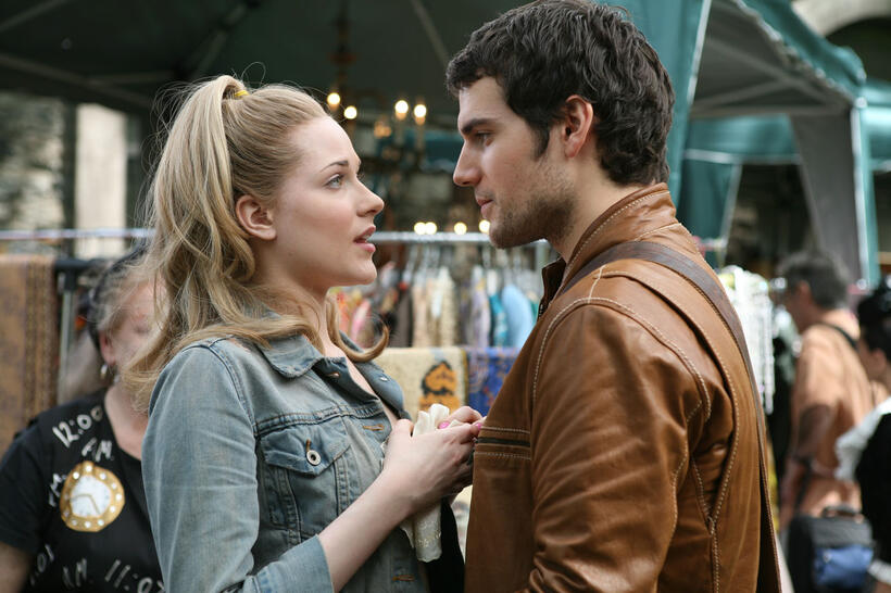Evan Rachel Wood as Melody and Henry Cavill as Randy in "Whatever Works."