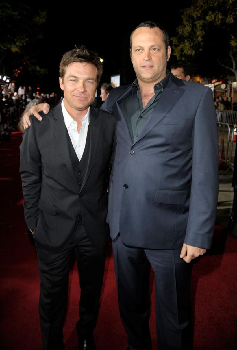 Jason Bateman and Vince Vaughn at the California premiere of "Couples Retreat."