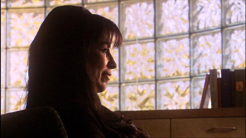Roma Maffia as Dr. Christopher in "The Blue Tooth Virgin."