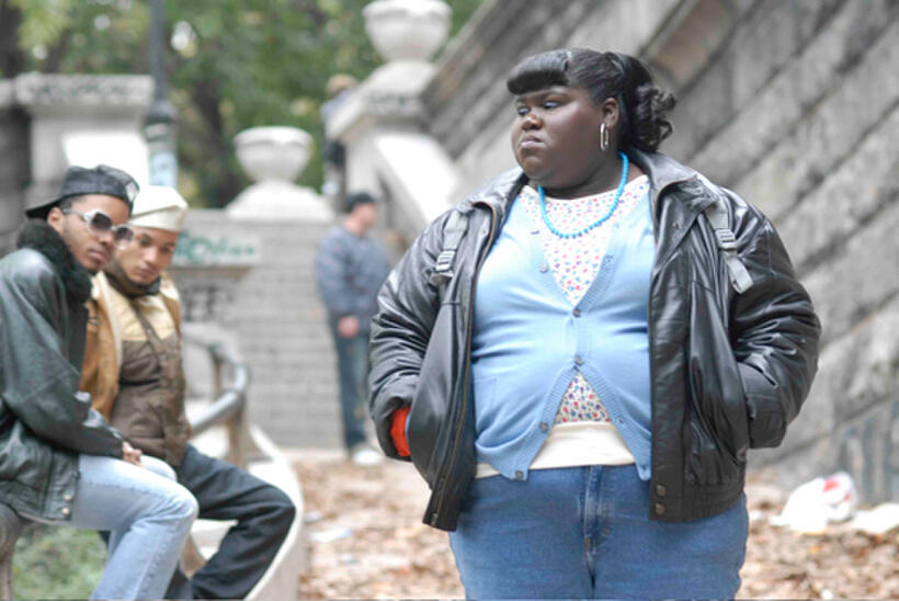 Gabourey "Gabby" Sidibe as Claireece "Precious" Jones in "Precious."