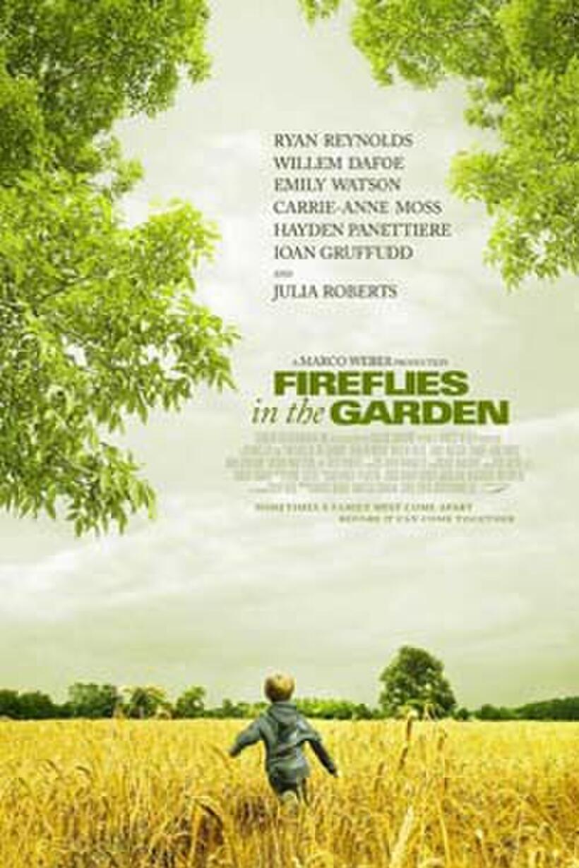 Poster art for "Fireflies in the Garden."