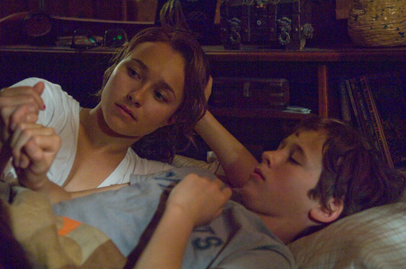 Hayden Panettiere and Cayden Boyd in "Fireflies in the Garden."