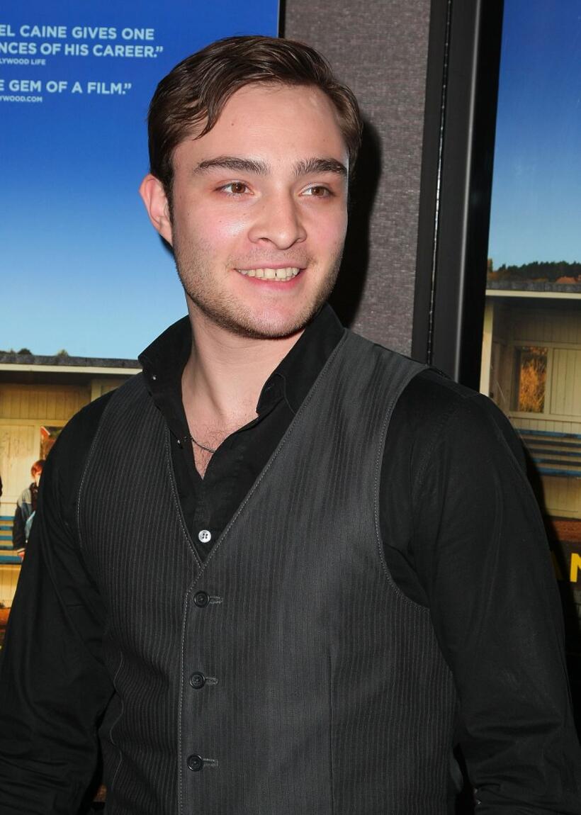 Ed Westwick at the New York premiere of "Is Anybody There?"
