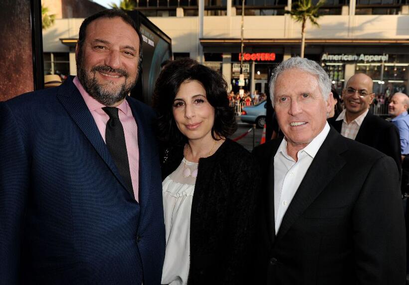 Joel Silver, Sue Kroll and Dan Fellman at the California premiere of "Splice."