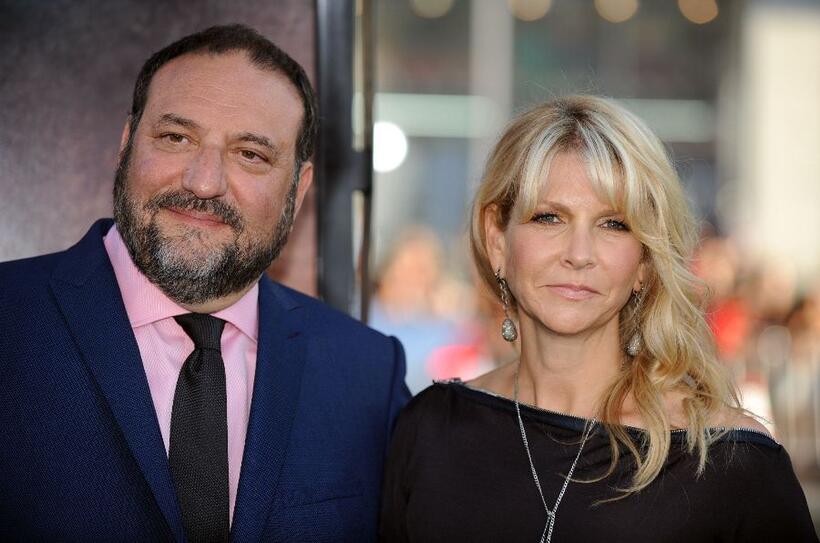 Joel Silver and Karyn Fields at the California premiere of "Splice."