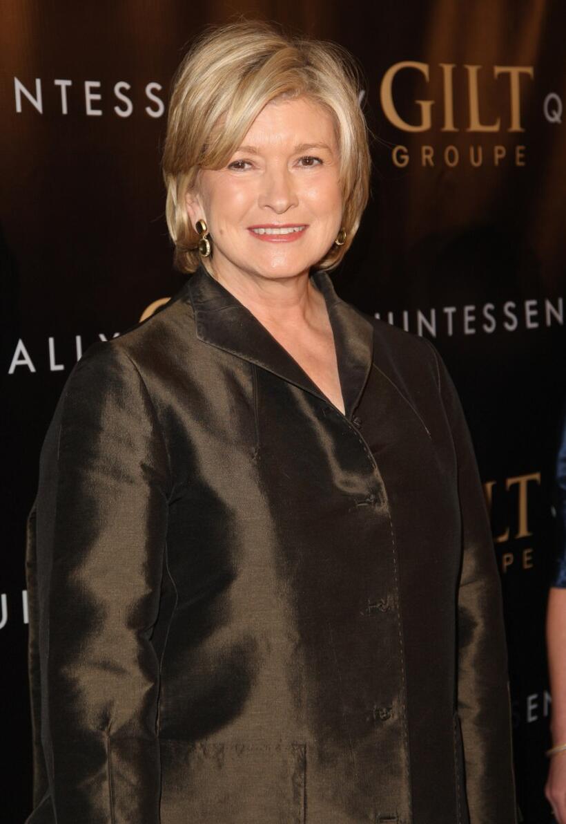 Martha Stewart at the New York premiere of "Valentino: The Last Emperor."