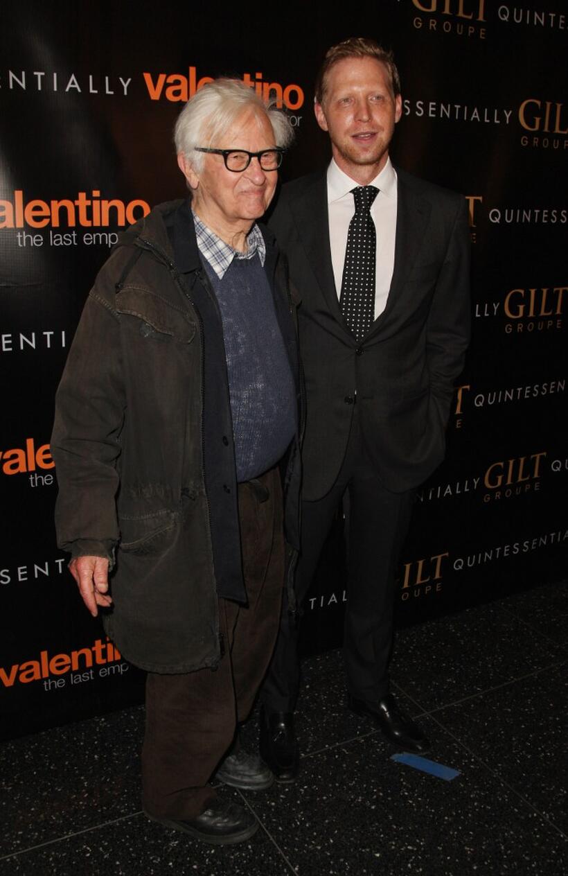 Al Maysles and Director Matt Tyrnauer at the New York premiere of "Valentino: The Last Emperor."