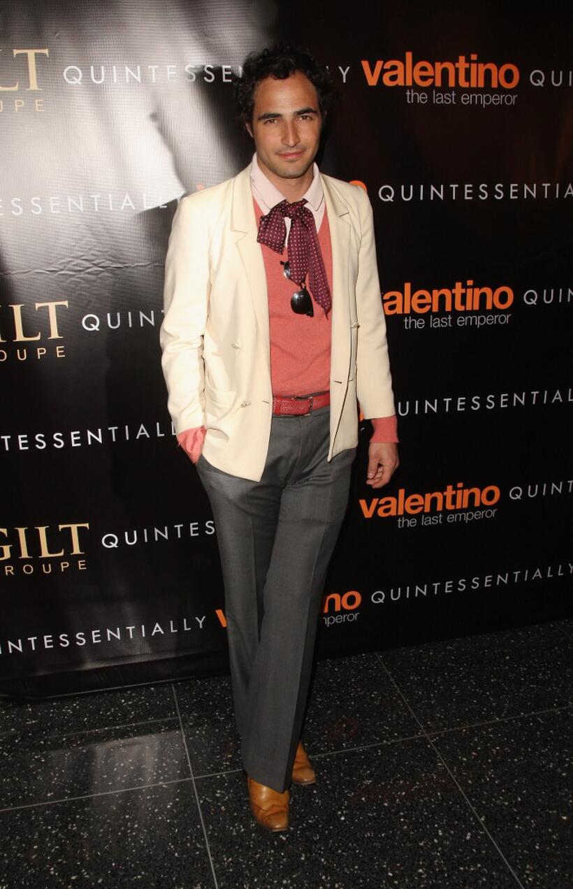 Zac Posen at the New York premiere of "Valentino: The Last Emperor."
