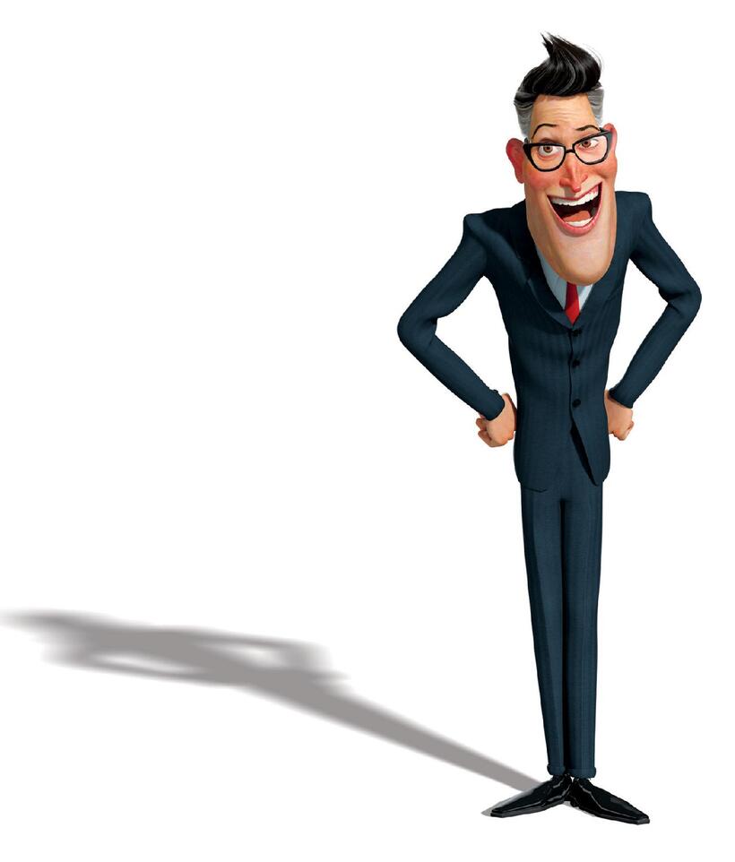 Stephen Colbert voices President Hathaway in "Monsters vs. Aliens 3D."