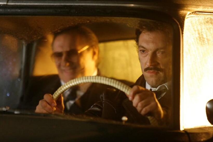 Gerard Depardieu as Guido and Vincent Cassel as Jacques Mesrine in "Mesrine: Killer Instinct."