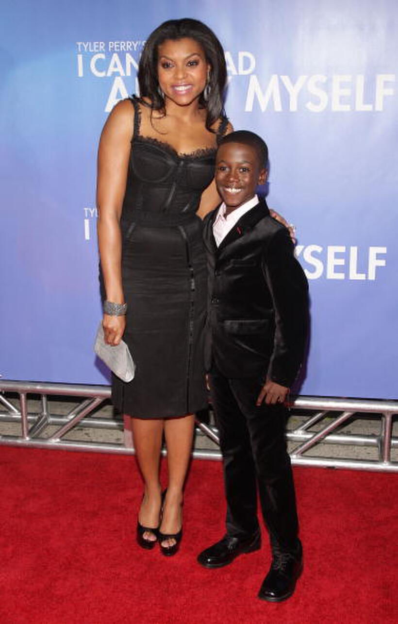 Taraji P. Henson and Kwesi Boakye at the New York premiere of "Tyler Perry's I Can Do Bad All By Myself."