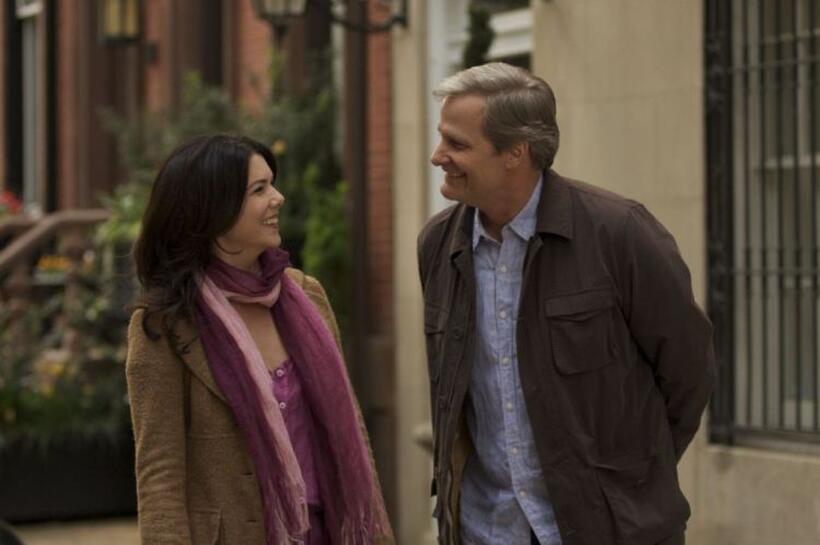 Jeff Daniels and Lauren Graham in "The Answer Man."