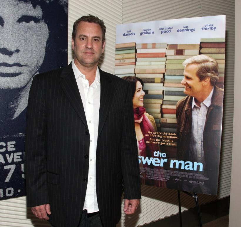 John Hindman at the after party of the New York premiere of "The Answer Man."