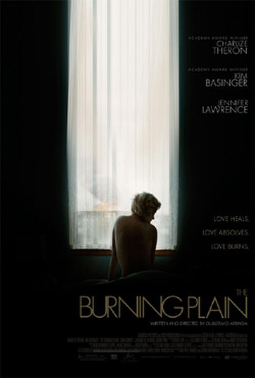 Poster art for "The Burning Plain."