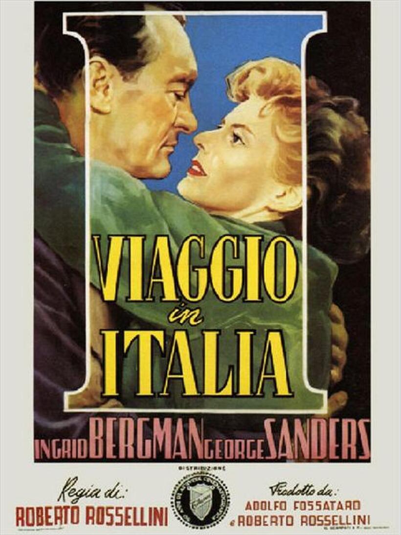 Poster art for "Journey to Italy."