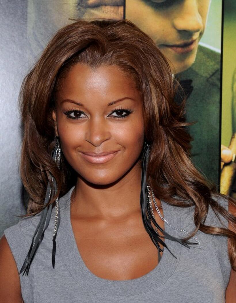 Claudia Jordan at the California premiere of "Takers."