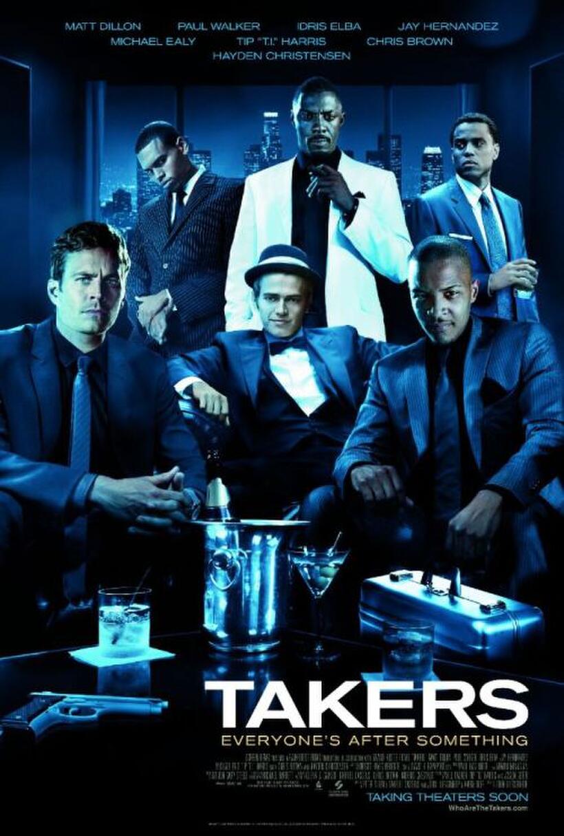 Poster art for "Takers."