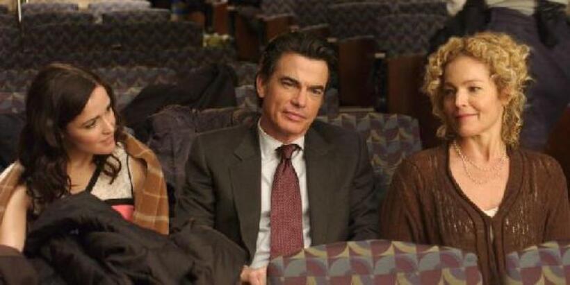 Rose Byrne, Peter Gallagher and Amy Irving in "Adam."