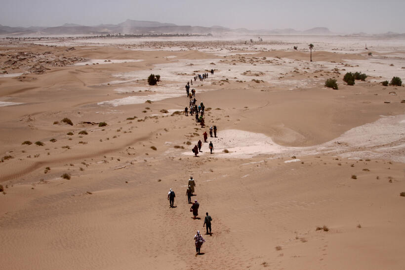 A scene from "Mediterranea."